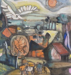 中華創(chuàng)世神話文藝創(chuàng)作工程 施大畏談連環(huán)畫繪本 伯鯀獻身